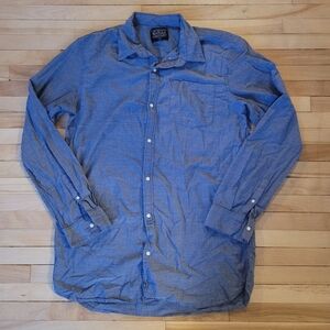 Men's dSTRUCT Blue Casual Button Down Shirt